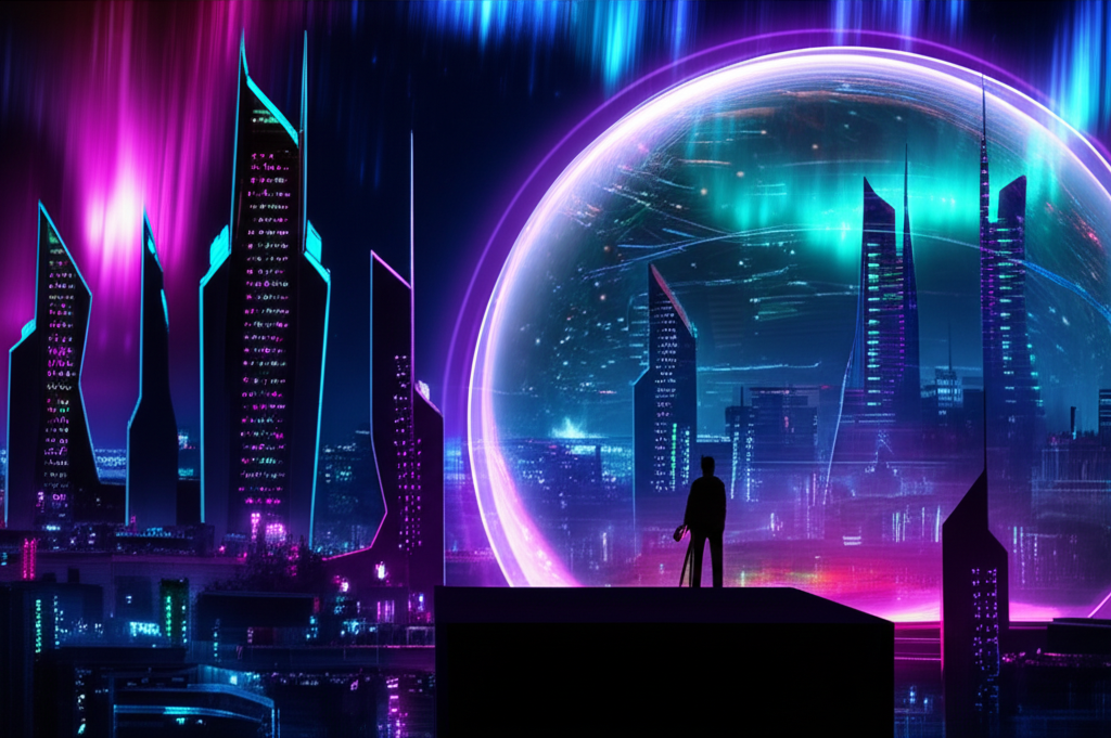 Echoes of the Neon Veil