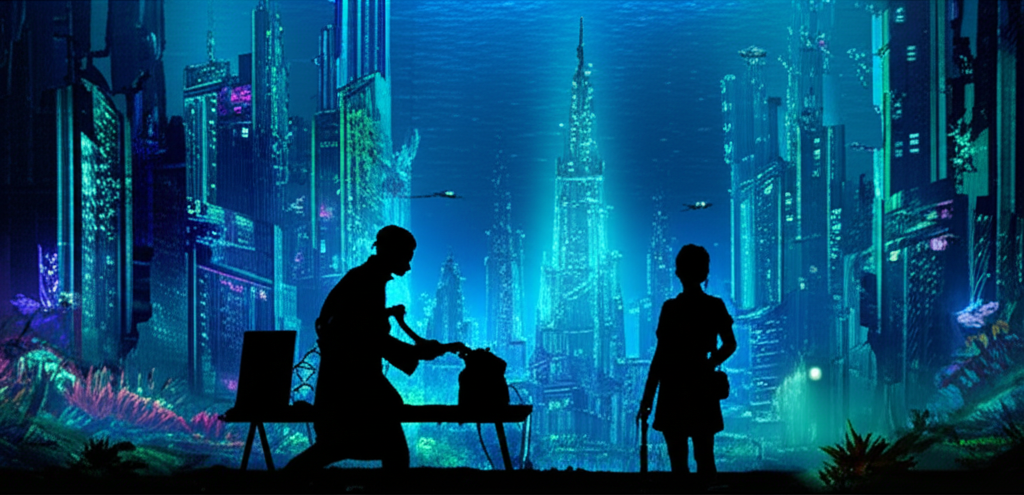 Echoes of the Neon Bloom